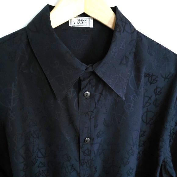 Gianni Versace mens black shirts - Picture 1 of 15